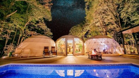 中津川グランピング「森の空」