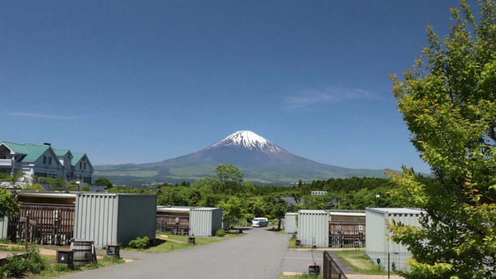 富士を望む御殿場、ダイヤモンド富士も見られる立地