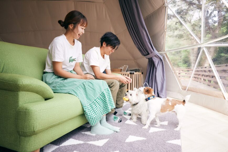 まるのもり Glamping with Dog