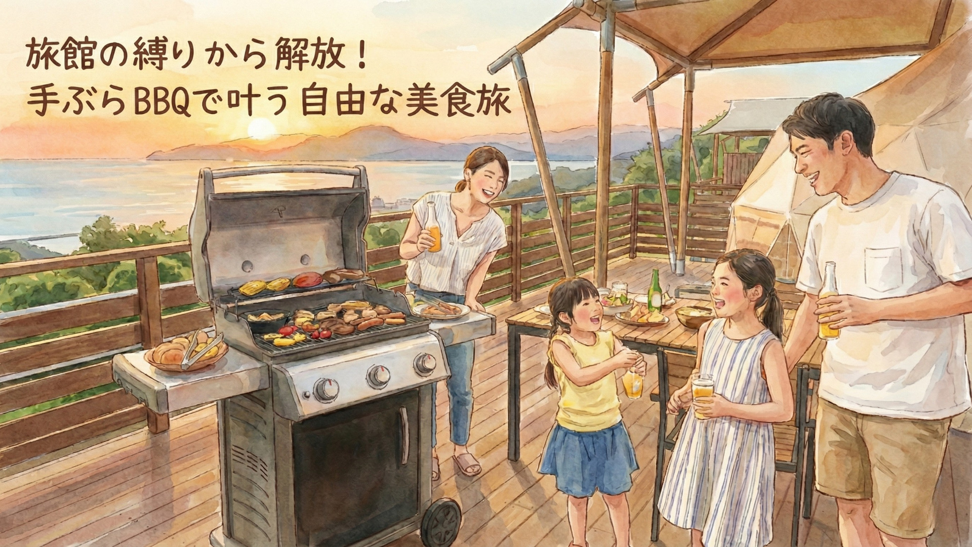 関西の手ぶらバーベキュー7選!旅館より自由で快適なプライベート食体験