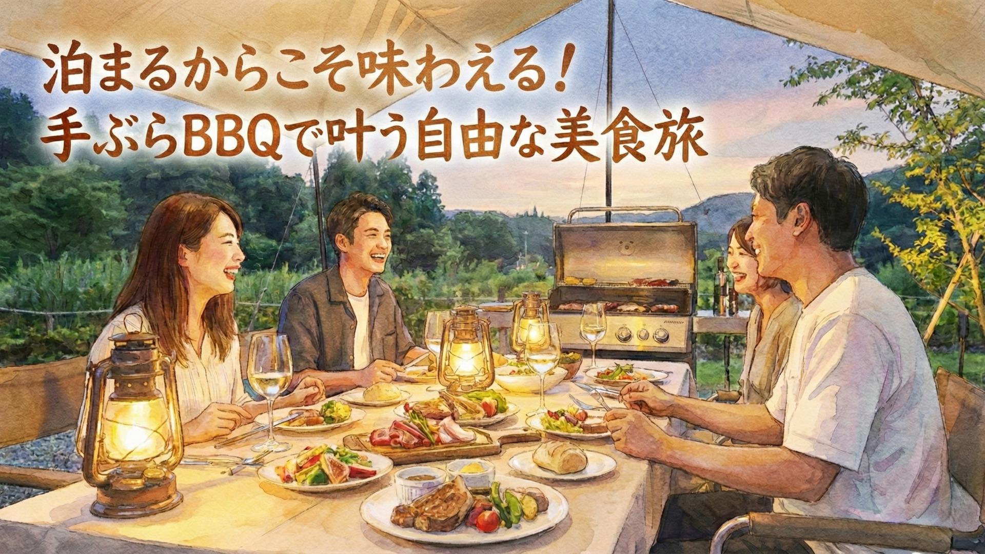 関東の手ぶらバーベキュー7選!準備ゼロで「美食と絶景」を味わう贅沢な休日