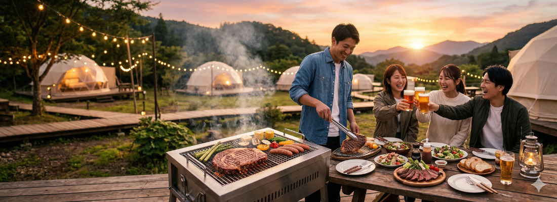 【2026年最新】BBQができるグランピング施設おすすめ｜全国版