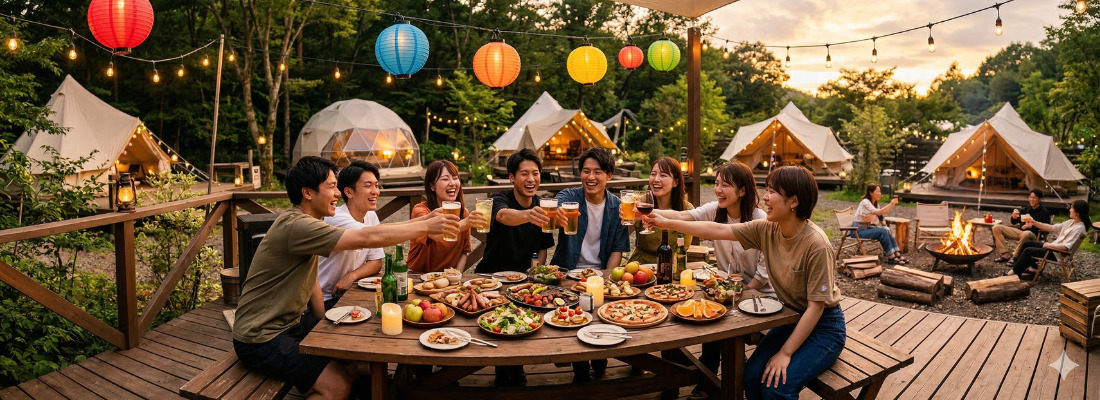 【2026年最新】大人数・グループにおすすめのグランピング施設｜全国版