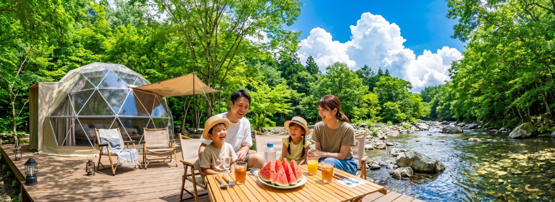 【2026年】夏休み・お盆に人気のグランピング施設特集