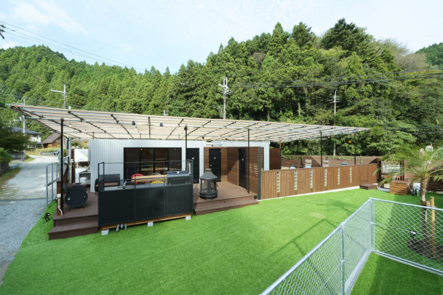 1日1組限定。自然の中で過ごす自分たちだけの休日